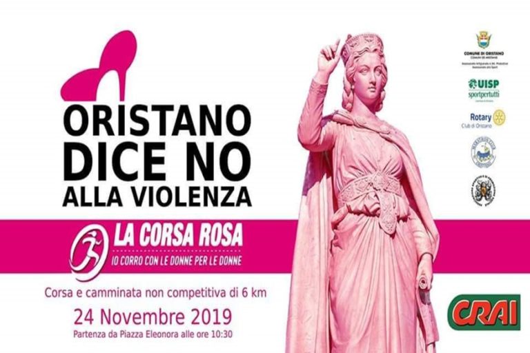 “La Corsa Rosa”. A Oristano si corre con e per le donne