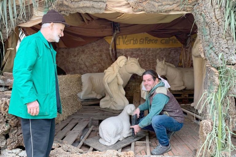 Un presepe “zigantes” ai Cappuccini