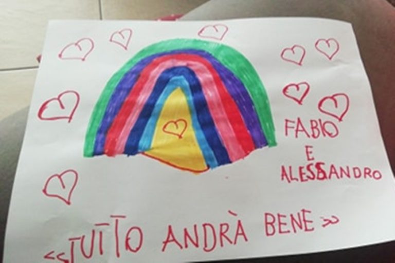 Fabio e Alessando ci mettono il cuore per dire che andrà tutto bene