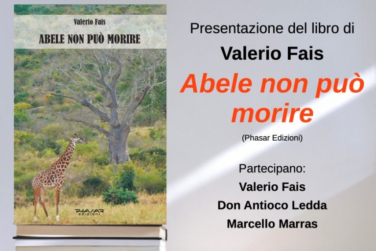 Tra Oristano, la Patagonia e l’Africa “Abele non può morire” di Valerio Fais