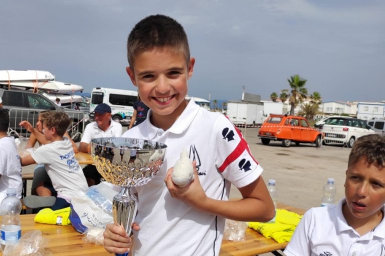 O’pen Skiff, Andrea Carboni vince la regata di Calasetta nell’Under 12