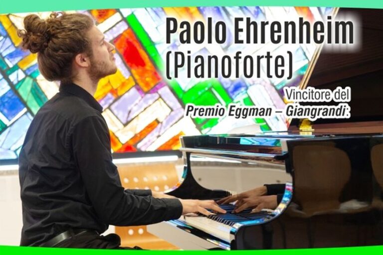 Il talento del pianista Paolo Ehrenheim nel concerto della domenica al museo