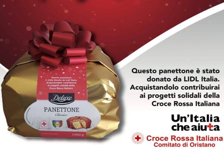 La dolcezza della solidarietà: tornano i panettoni della Croce Rossa