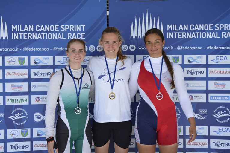 Canoa velocità, due bronzi per Elena Murtas all’International Race di Milano