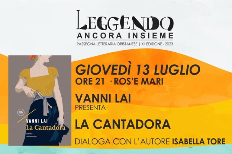 Un libro in giardino: Vanni Lai e la sua cantadora stasera a Donigala