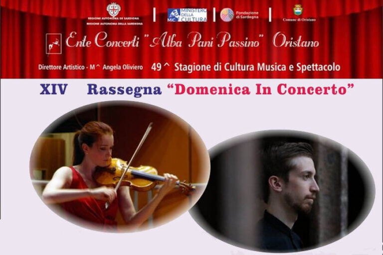 “Suggestioni romantiche” con violino e pianoforte per l’ultima domenica in concerto