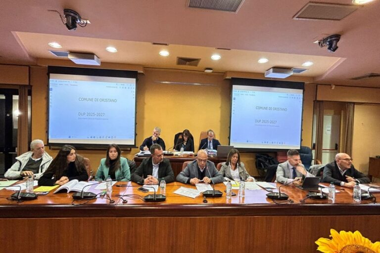 Ambiente, scuola, cantieri e socialità: gli obiettivi della programmazione 2025-2027 a Oristano