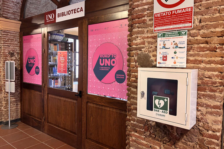 Consorzio Uno, defibrillatori all’ingresso della biblioteca e al Centro laboratori