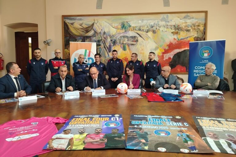 Una festa del calcio a 5 a Oristano, con le finali regionali di Coppa Italia