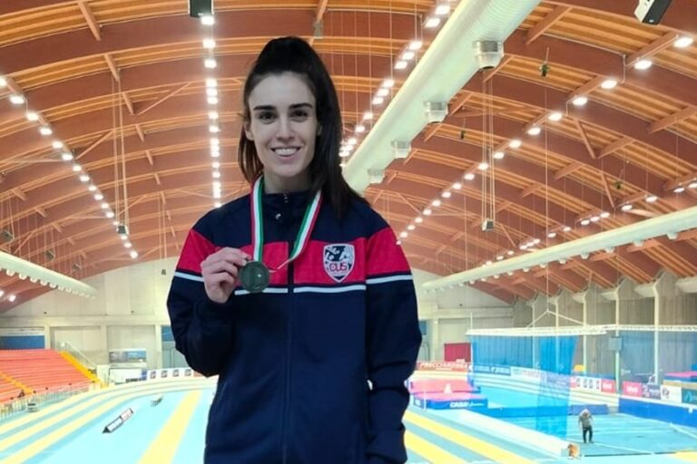 Salto triplo: l’oristanese Sara Zoccheddu vince il bronzo agli Italiani indoor