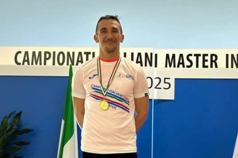 Atletica indoor, l’oristanese Chelo campione italiano Master nei 200 metri